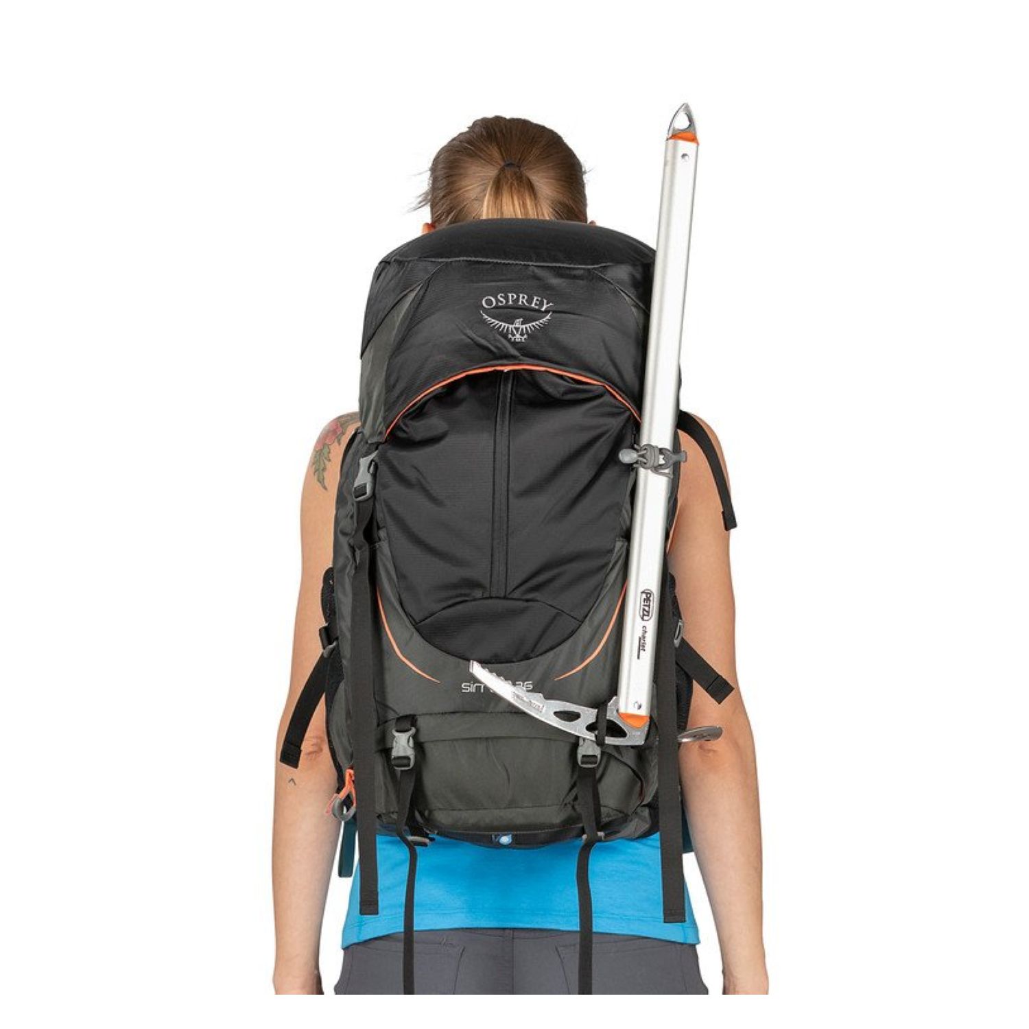 black osprey backpack
