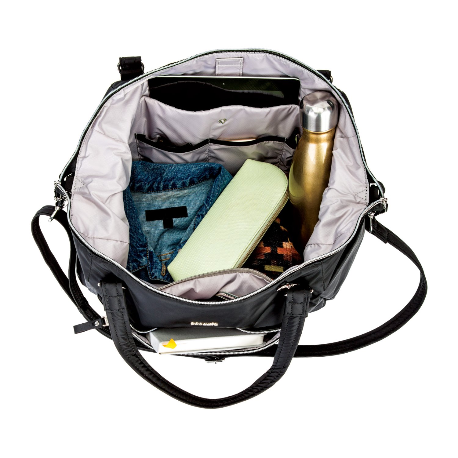 anti theft tote bag
